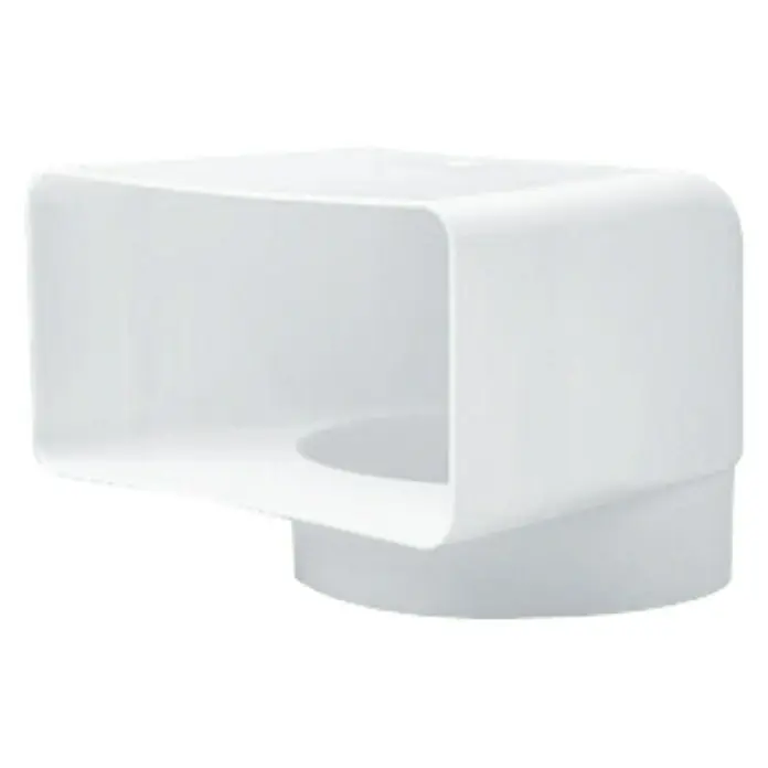 Codo vertical mixto Tubpla - 100 mm, 90 °