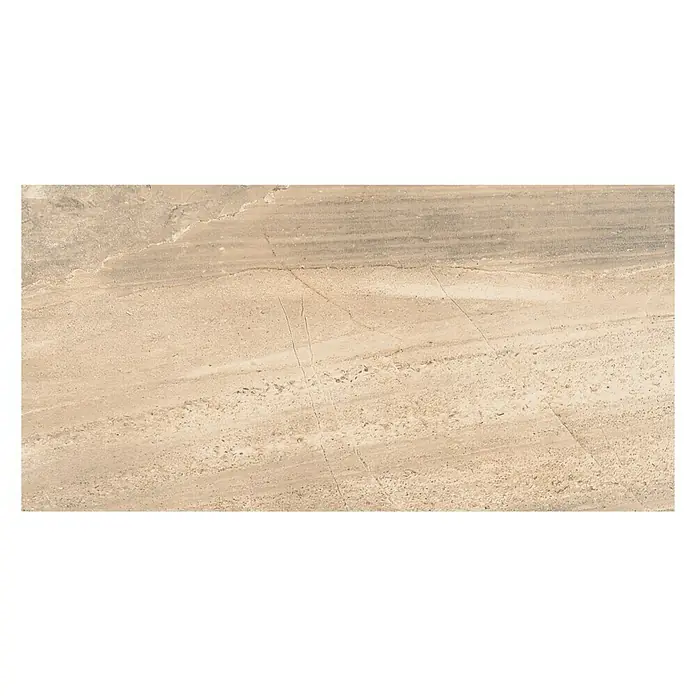 Feinsteinzeugfliese Denver - 30 x 60,3 cm, Sand, Matt - Ansicht von oben