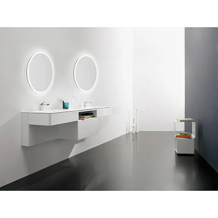 DSK LED-Lichtspiegel Silver Space - Durchmesser: 60 cm - Stimmungsaufnahme