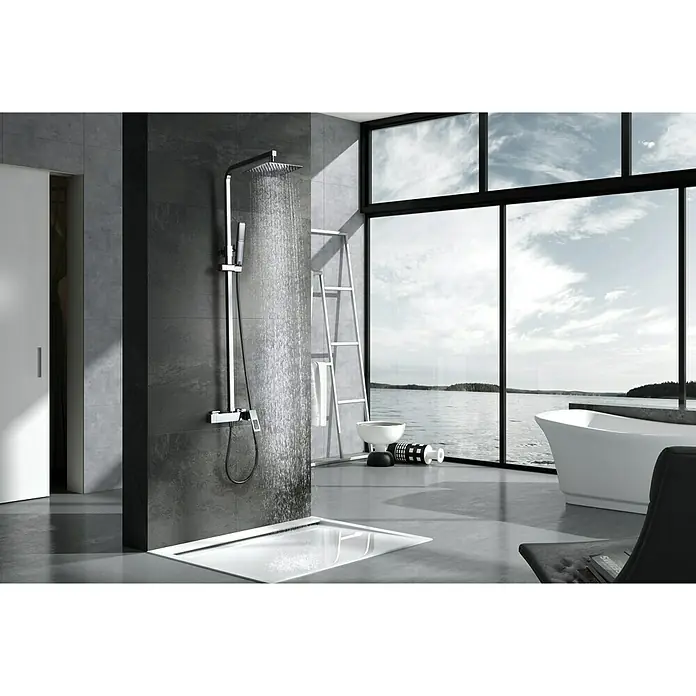 Imex Suecia Sistema de ducha - Con grifo monomando, Número de tipos de chorro: 1 ud., Cromo