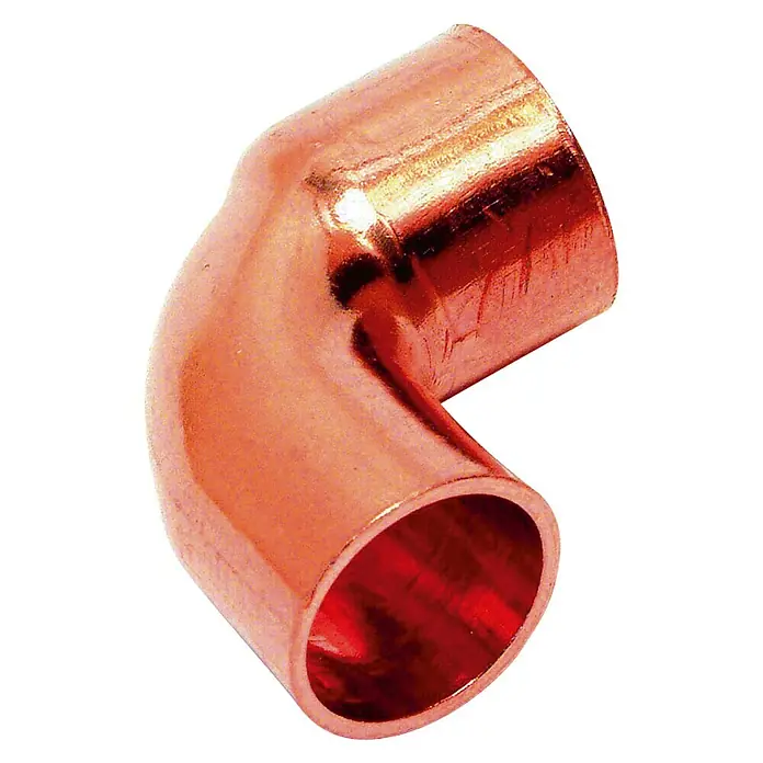 Codo de cobre M-H - 28 mm, 2 uds., 90 °