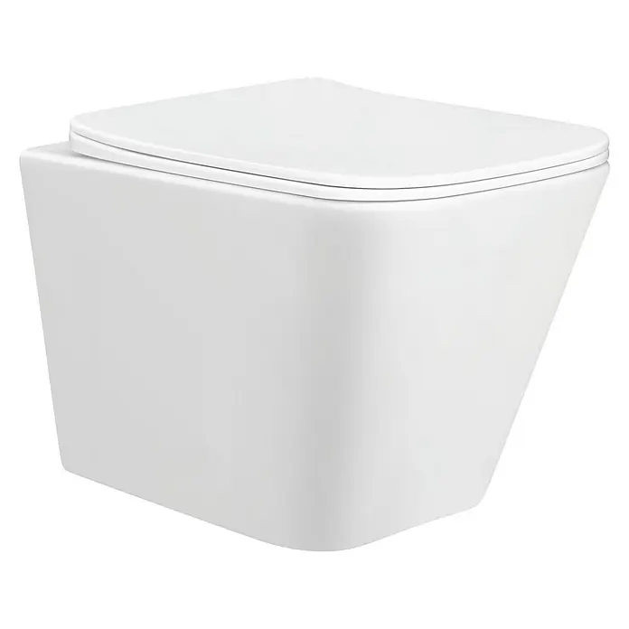 Set WC suspendido Chesapeake - Forma de descarga: Profundo, Salida WC: Horizontal, Blanco/Cromado