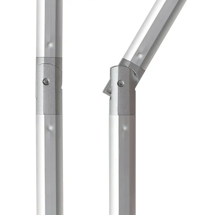 Doppler Expert Kurbelschirm Auto Tilt - Hellgrau, Durchmesser: 320 cm - Detailaufnahme