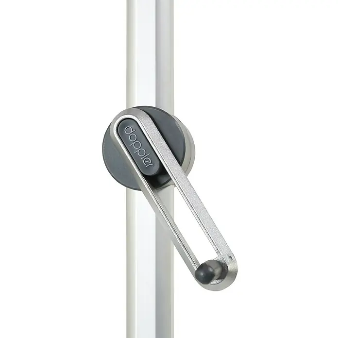 Doppler Expert Kurbelschirm Auto Tilt - Natur, Durchmesser: 280 cm - Detailaufnahme