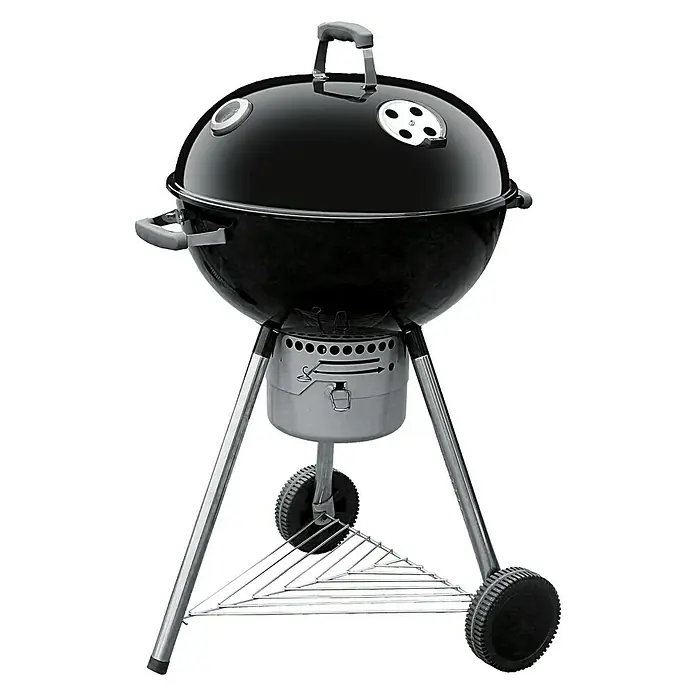 Kingstone Kogelbarbecue Bullet 57 - Zwart, Hoofdgrilloppervlak: Ø 57 cm