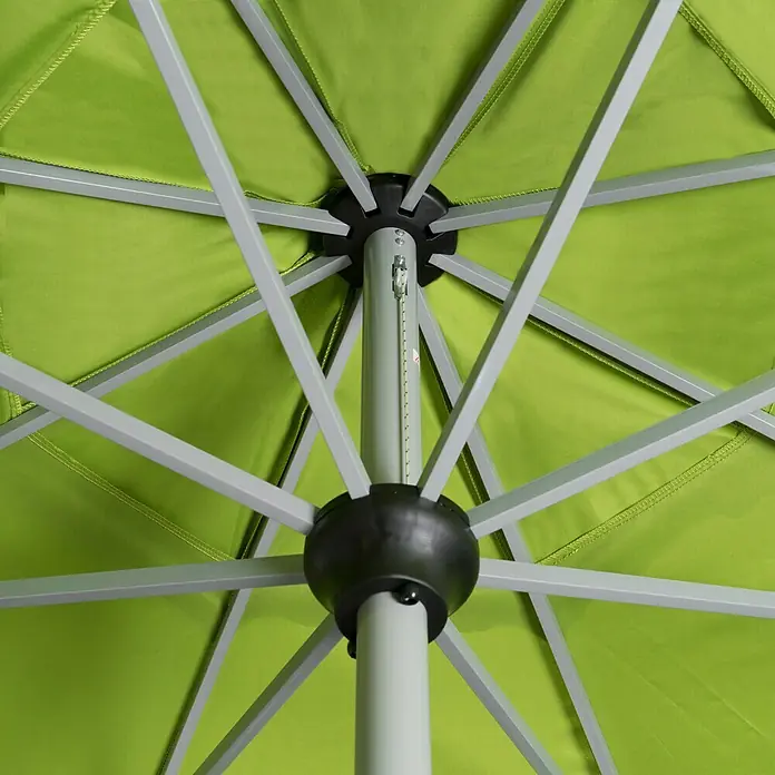 Doppler Active Kurbelschirm - Fresh Green, Durchmesser: 376 cm - Ansicht von unten