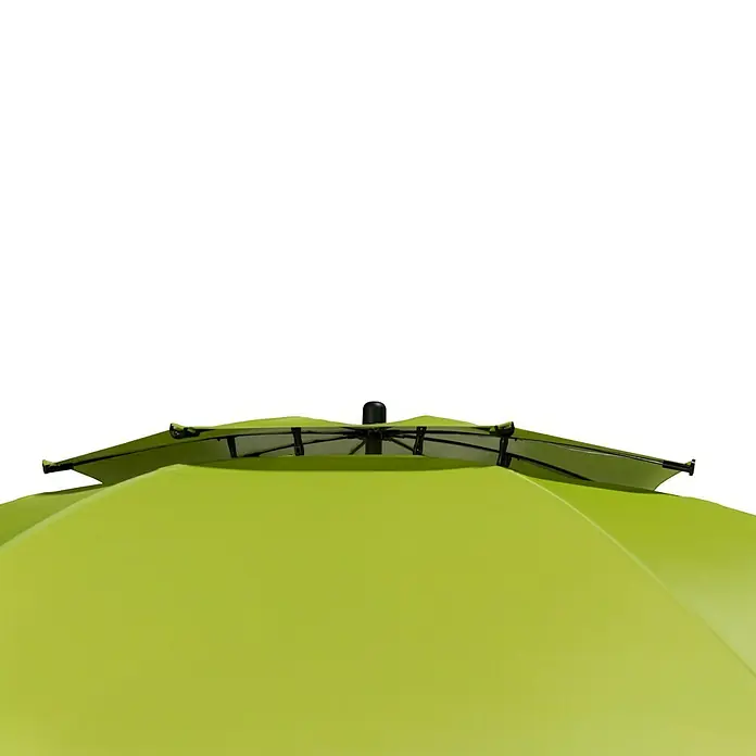 Derby Suncobran Windprofi - Zelene boje, Antracit, Promjer: 200 cm - Detaljan prikaz