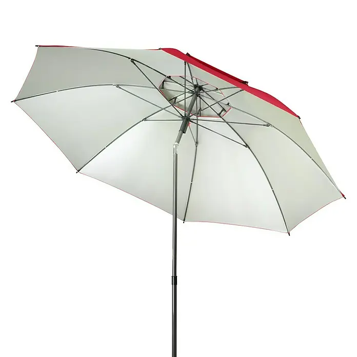 Derby Suncobran Windprofi - Crvene boje, Antracit, Promjer: 200 cm - Pogled sprijeda