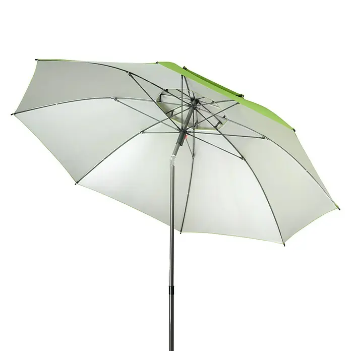 Derby Suncobran Windprofi - Zelene boje, Antracit, Promjer: 200 cm - Pogled sprijeda