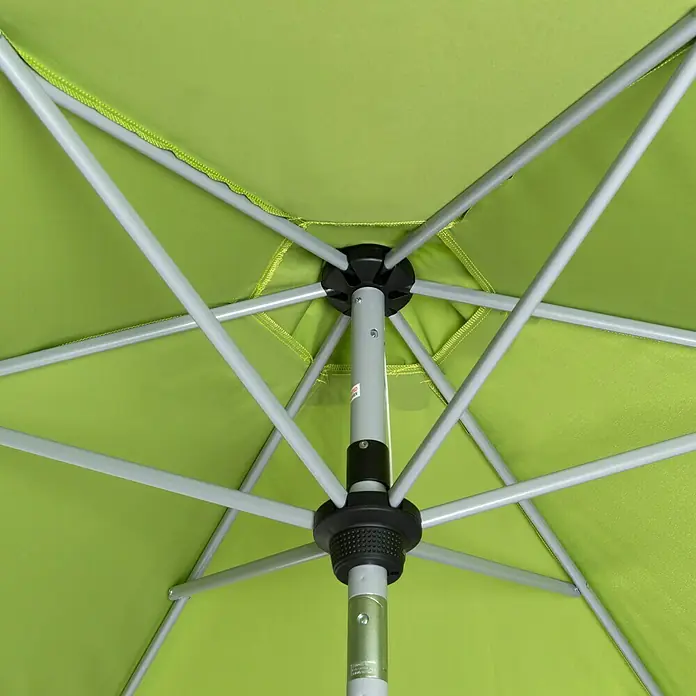 Doppler Active Suncobran s automatskim zatvaranjem - Fresh Green, Promjer: 280 cm - Pogled odozdo