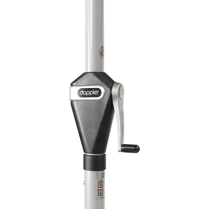 Doppler Active Kurbelschirm Auto Tilt - Natur, Durchmesser: 280 cm - Detailaufnahme