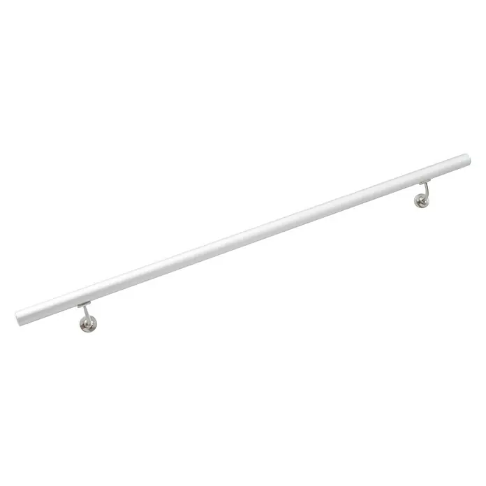 Treba Frewa Handlauf-Set H27 - Aluminium, Weiß, Länge: 1.500 mm - Vorderansicht
