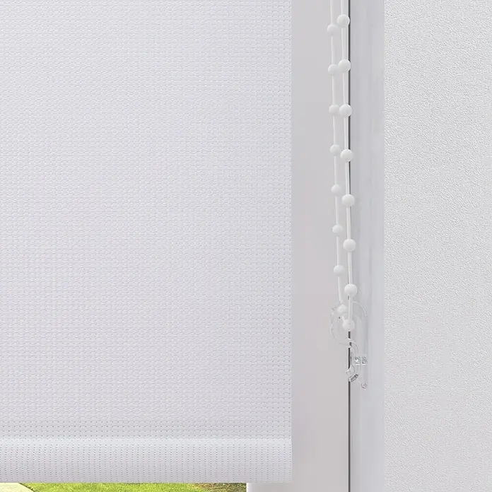 Rollo Screen - B x H: 60 x 190 cm, Weiß - Detailaufnahme