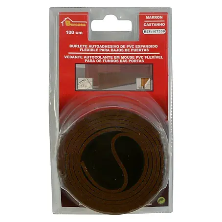 Burlete bajo puerta PVC expandido