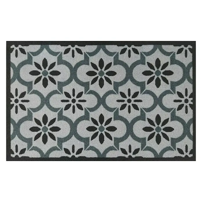 Alfombra de cocina Kitpic tiles - Gris, 80 x 50 cm, Poliamida y vinilo