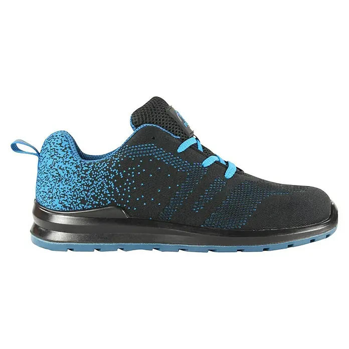 Sicherheitshalbschuh Blue Star - Schwarz/Blau, 44, S1