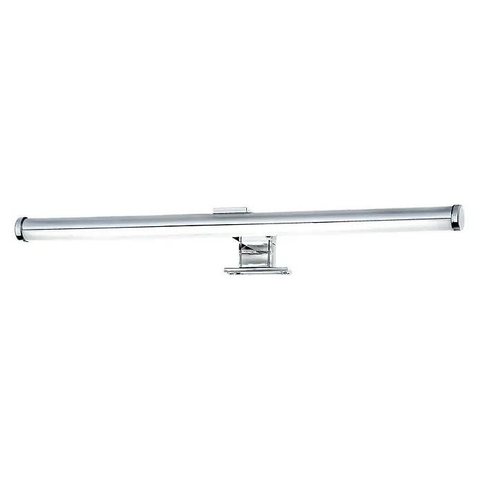 Briloner Aplique LED para espejo - 6 W, Plateado, L x An x Al: 40 x 9 x 4 cm, IP44