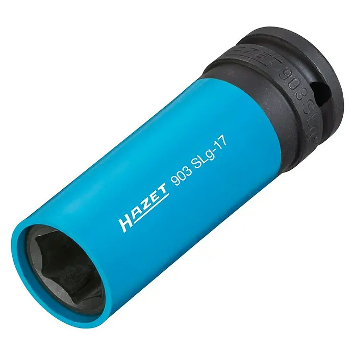 Hazet Kraft-Steckschlüsseleinsatz 903SLG-17 - Schlüsselweite: 17 mm, Antriebsgröße: ½″ - Vorderansicht