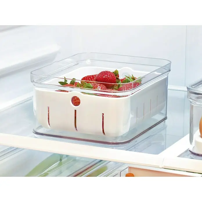 Organizador con escurridor Crisp - Transparente