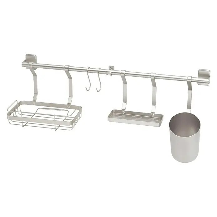Barra para cocina Austin - Largo: 64,11 cm, Plateado