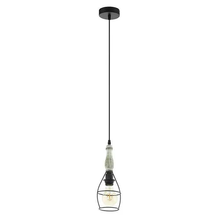 Eglo Pendelleuchte Itchington - Ø x H: 120 mm x 110 cm - Vorderansicht
