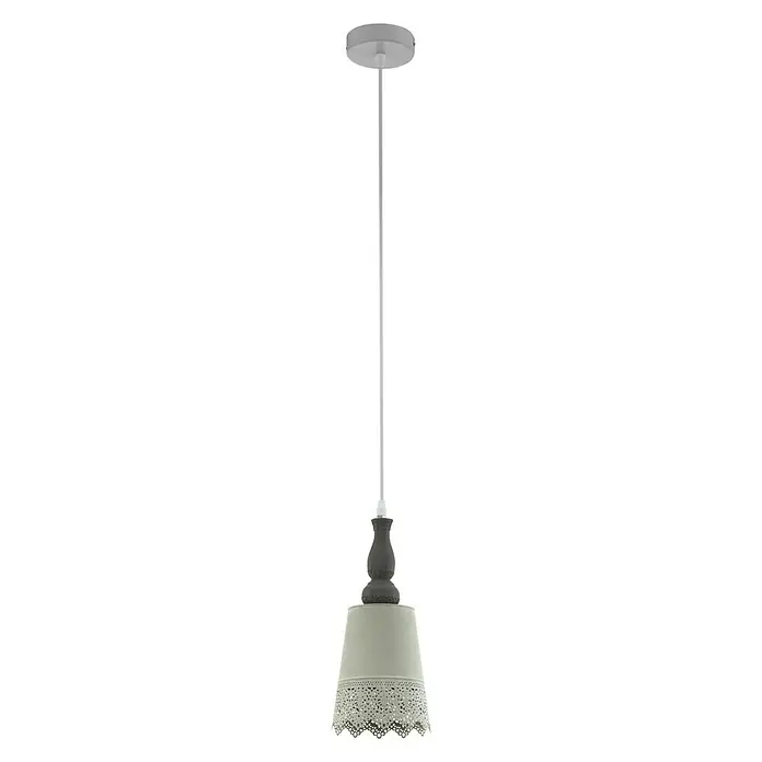 Eglo Pendelleuchte Talbot - Höhe: 110 cm, Grau - Vorderansicht