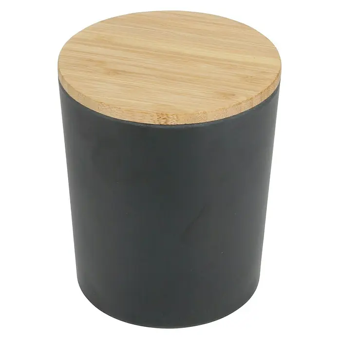 Jocca Bote de cocina S - L x An x Al: 12 x 12 x 14,2 cm, Bambú, Negro