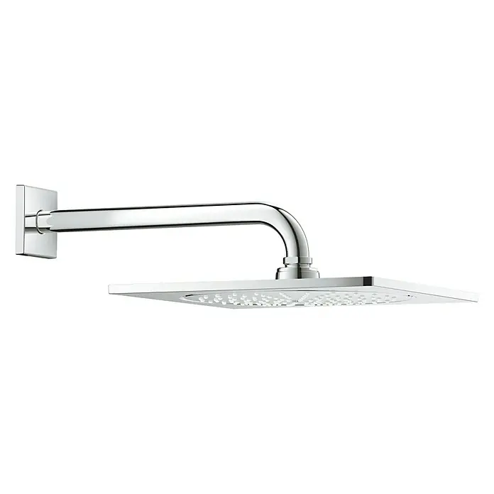 Grohe Kopfbrausen-Set Rainshower F-Series 10 - Durchmesser: 21 cm, 19 l/min bei 3 bar, Chrom - Vorderansicht