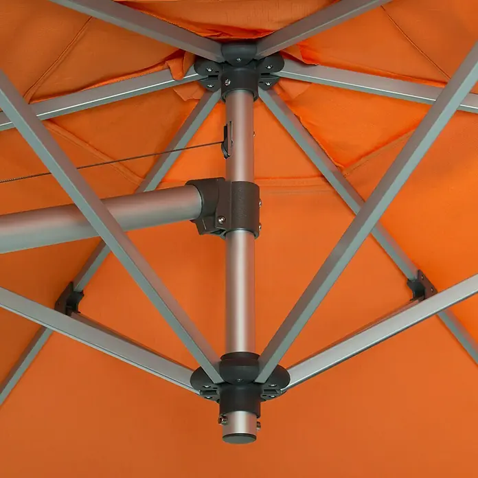 Doppler Sunline Pendelschirm - Orange, L x B: 298 x 225 cm - Detailaufnahme