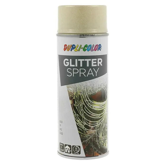 Dupli-Color Effect Diamanteffektspray - Gold, Transparent, Schnelltrocknend, 400 ml - Vorderansicht