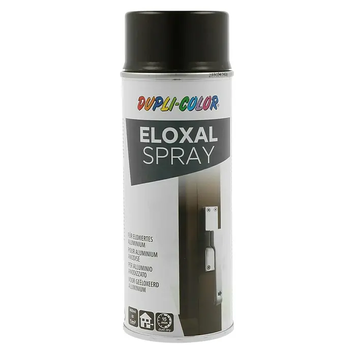Dupli-Color Special Eloxal sprej - Tamnosmeđe boje, Svilenkasti mat, Brzo se suši, 400 ml - Pogled sprijeda