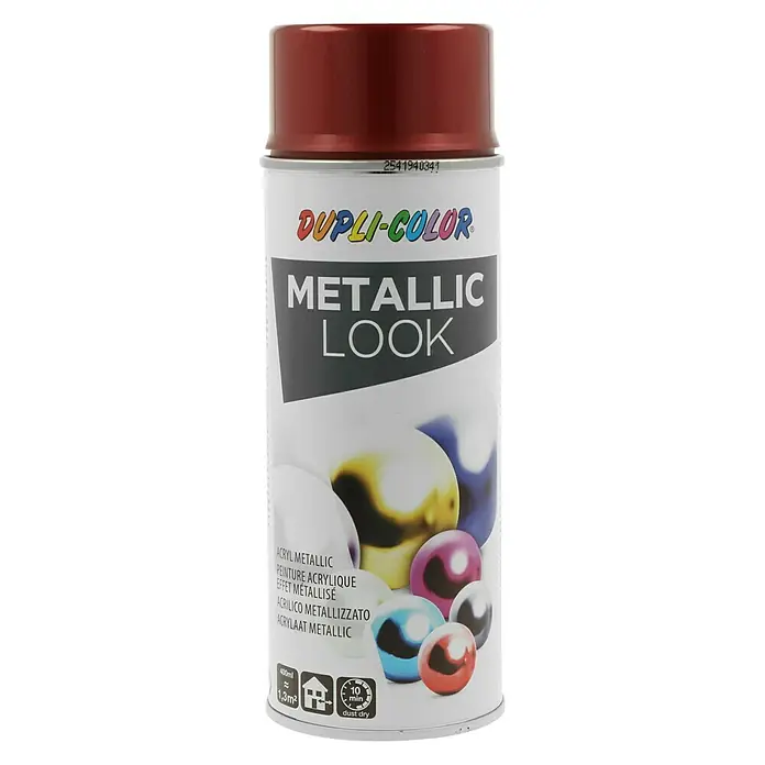 Dupli-Color Effect Acryl-Lackspray Metallic - Rot Metallic, Seidenmatt, Schnelltrocknend, 400 ml - Vorderansicht