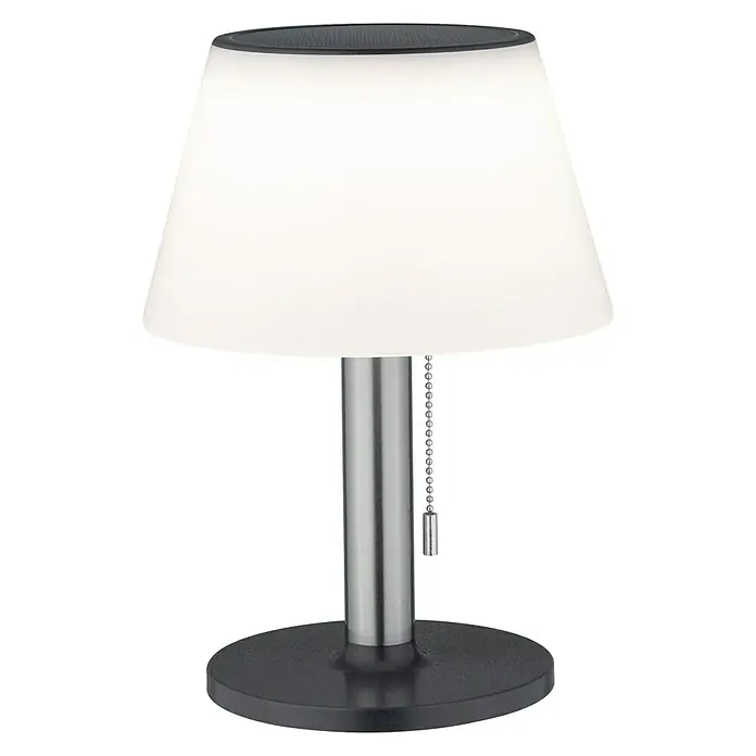 Paulmann LED-Solar-Dekoleuchte Lillesol - Ein-/Ausschalter, 0,8 W, Metall, Warmweiß - Vorderansicht