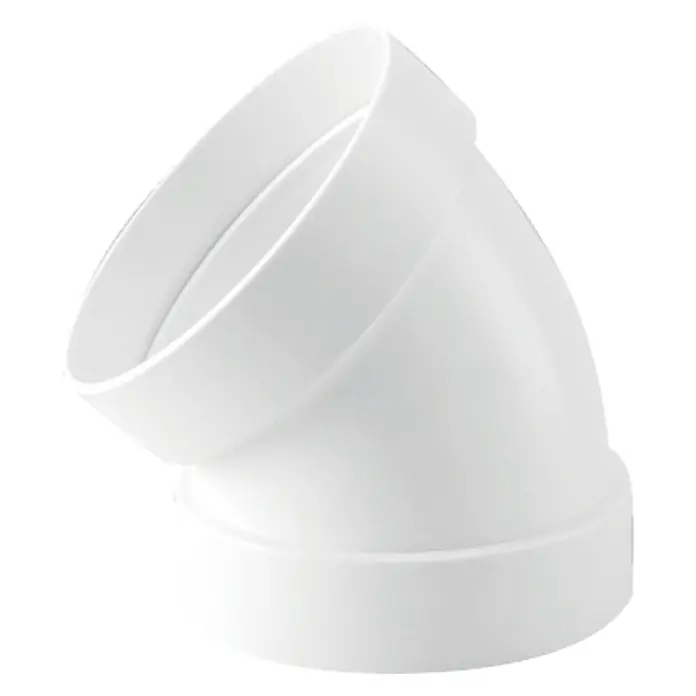Codo redondo Tubpla - 120 mm, 45 °
