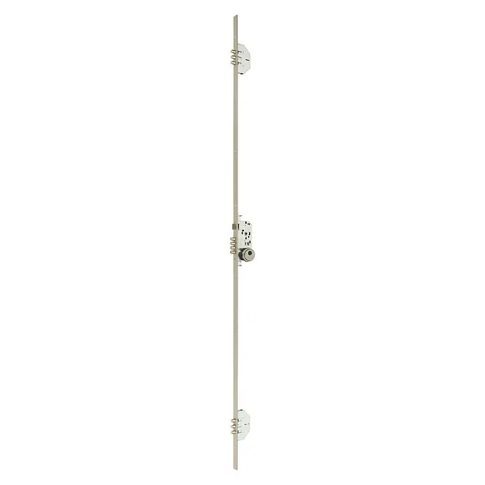 MCM Bombín para cerradura 705-3 con escudo 1850 S - L x An: 2.030 x 25 mm, Esmaltado, Plateado, Anchura placa: 50 mm