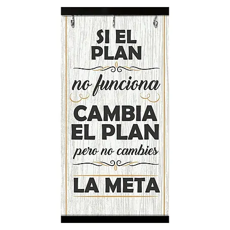 Colgador de llaves para pared El plan
