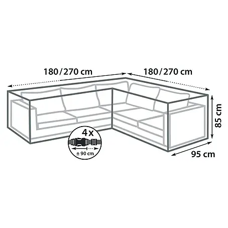 Sunfun  Lounge-Set Schutzhülle
