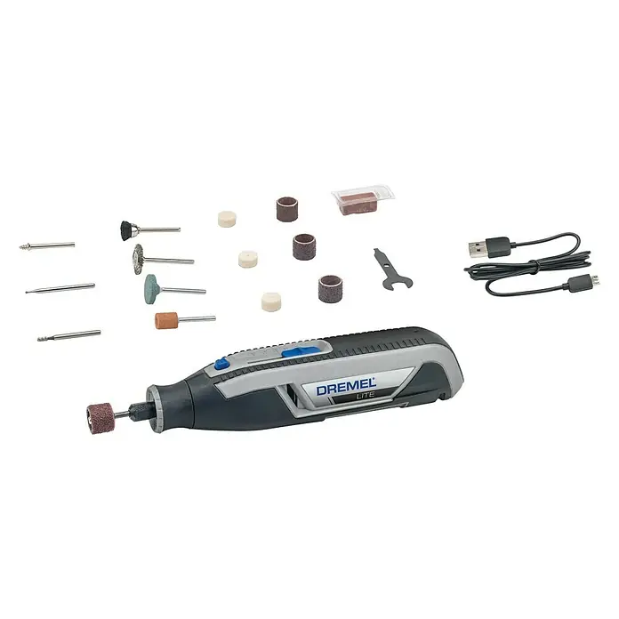 Dremel Aku višenamjenski alat - 3,6 V, Litij-ionska, 2 Ah, Broj baterija: 1 baterija, Broj okretaja pri praznom hodu: 8.000 okr/min - 25.000 okr/min