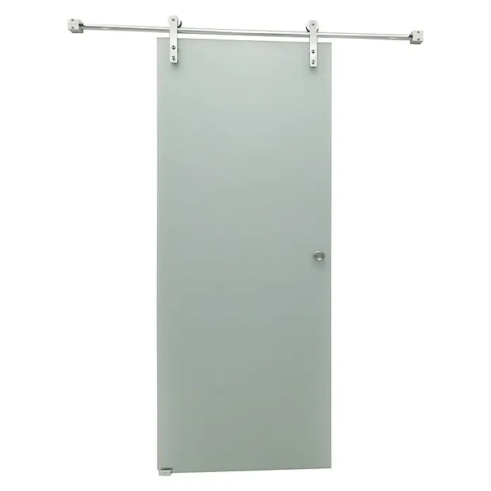Puerta corredera de vidrio Bután Mate - 85 x 210 cm, Vidrio templado