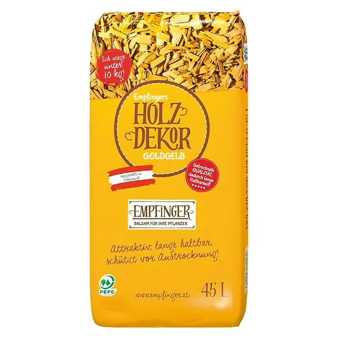 Empfinger Holzdekormulch - 45 l, Gelb