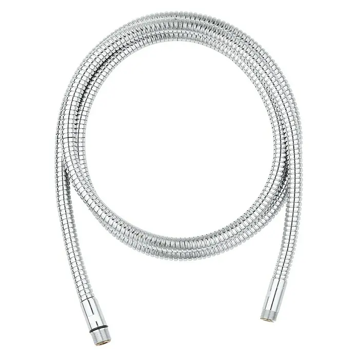 Grohe Brauseschlauch Relexa - Länge: 200 cm, ½″, Metall, Chrom - Vorderansicht