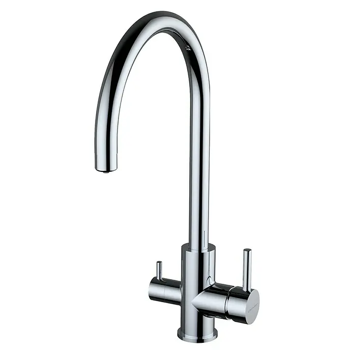 Clever Grifo de cocina EC3 para ósmosis - Cromo, Brillante, Permite ahorrar agua