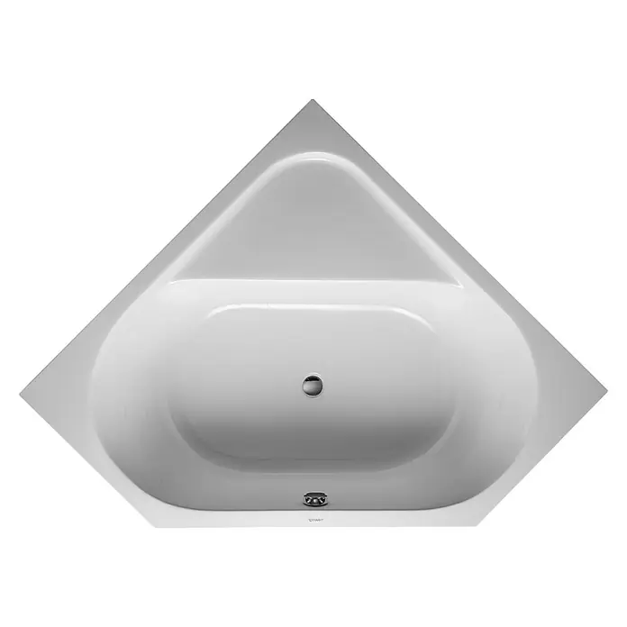 Duravit D-Code Eckbadewanne - 140 x 140 cm, Sanitäracryl, Weiß - Vorderansicht