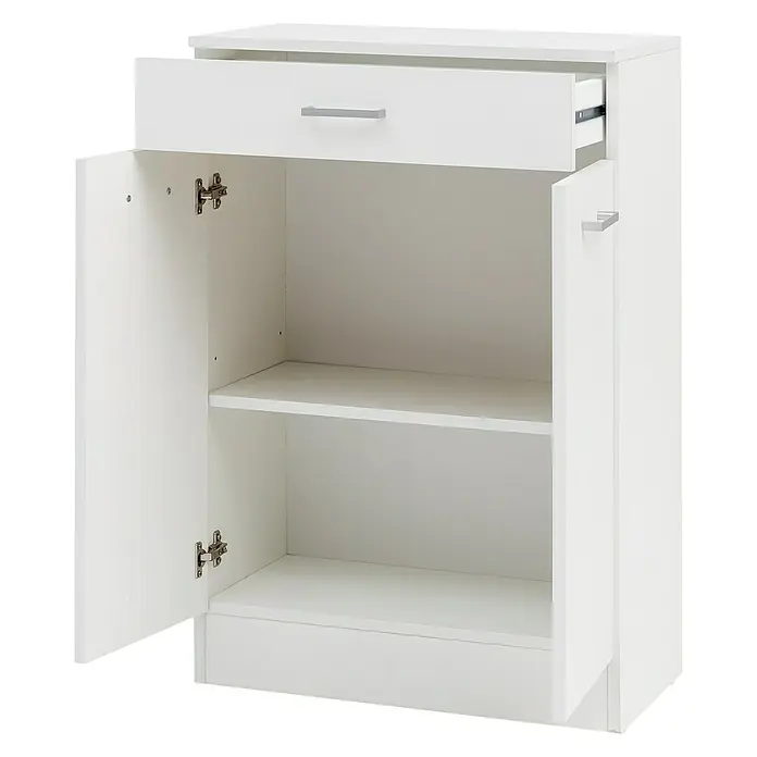 Schildmeyer Lorenz Unterschrank - 60 x 32 x 92 cm, Perlweiß - Detailaufnahme