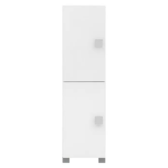 Schildmeyer Edia Highboard - 30 x 23 x 113 cm, Weiß - Vorderansicht