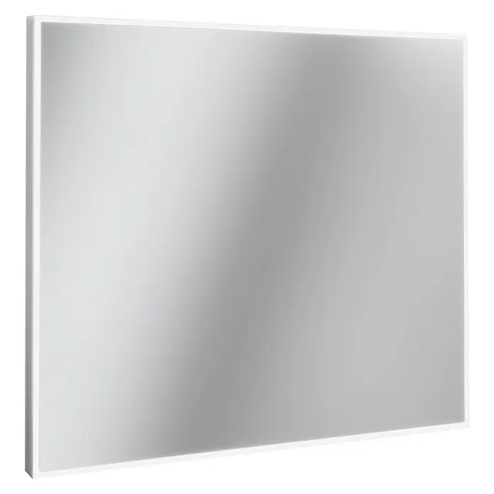 Camargue LED-Lichtspiegel Frame - Mit eckigen Kanten, 80 x 68 cm, Berührungssensor - Rechte Seitenansicht