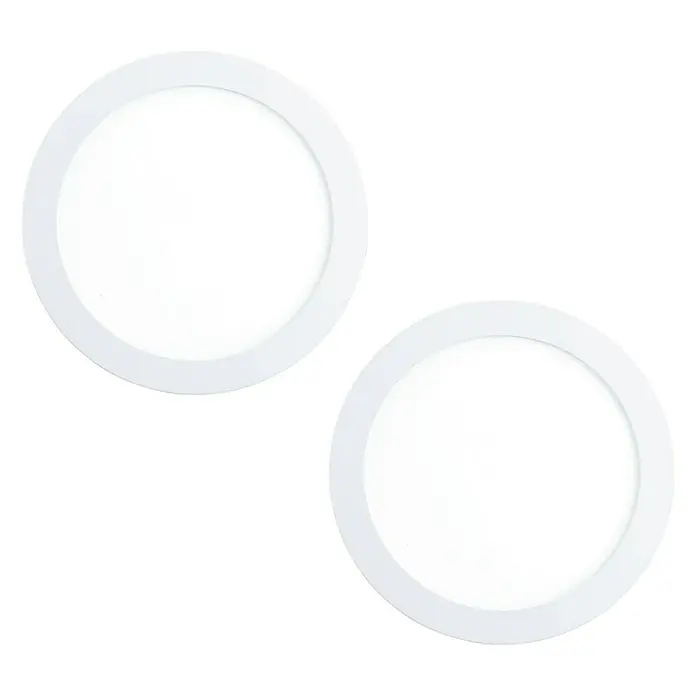 Eglo Downlight LED empotrable redondo Fueva 1 - 18 W, Ø x Al: 22,5 x 2,5 cm, Blanco neutro