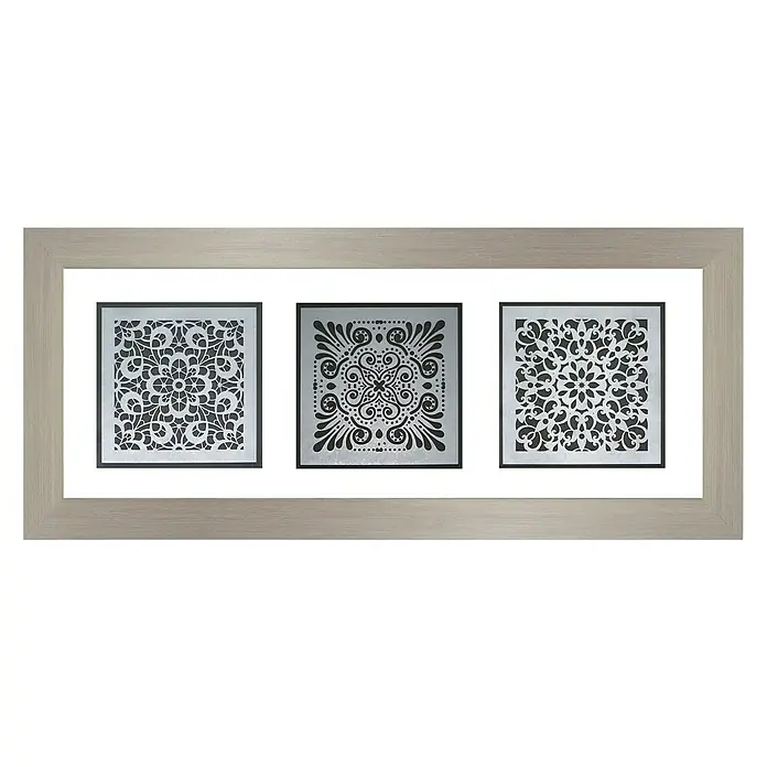 Cuadro Mosaico Riu - Estampados en perla, An x Al: 140 x 60 cm