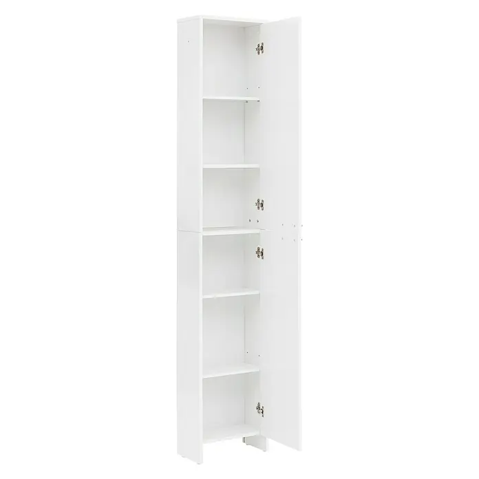 Schildmeyer Luis Hochschrank - 36 x 20 x 197 cm, Weiß - Detailaufnahme