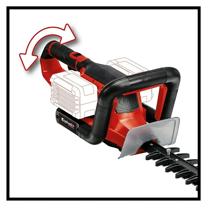Einhell Power X-Change Akku-Heckenschere GE-CH 36/65 Li-Solo - 36 V, Ohne Akku, Schnittlänge: 65 cm - Detailaufnahme
